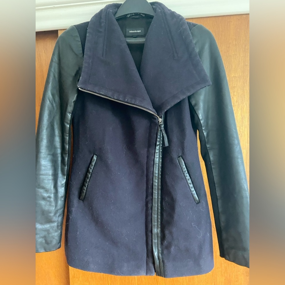 Black and Navy Women's Jacket MACKAGE